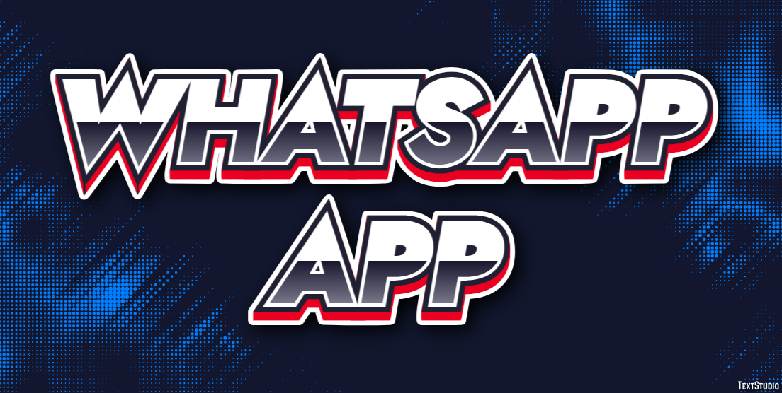 Whatsapp App Effetto testo
