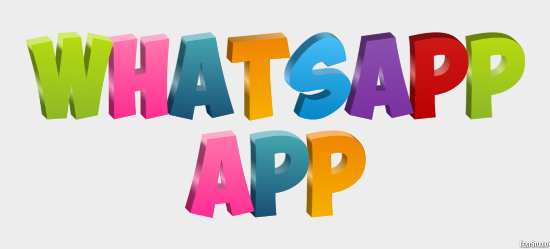 Whatsapp App Effetto testo