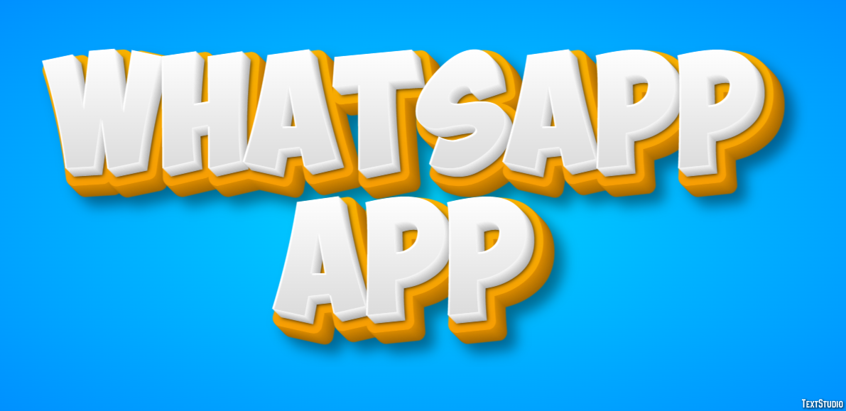 Whatsapp App Effetto testo
