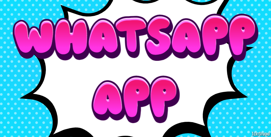Whatsapp App Effetto testo