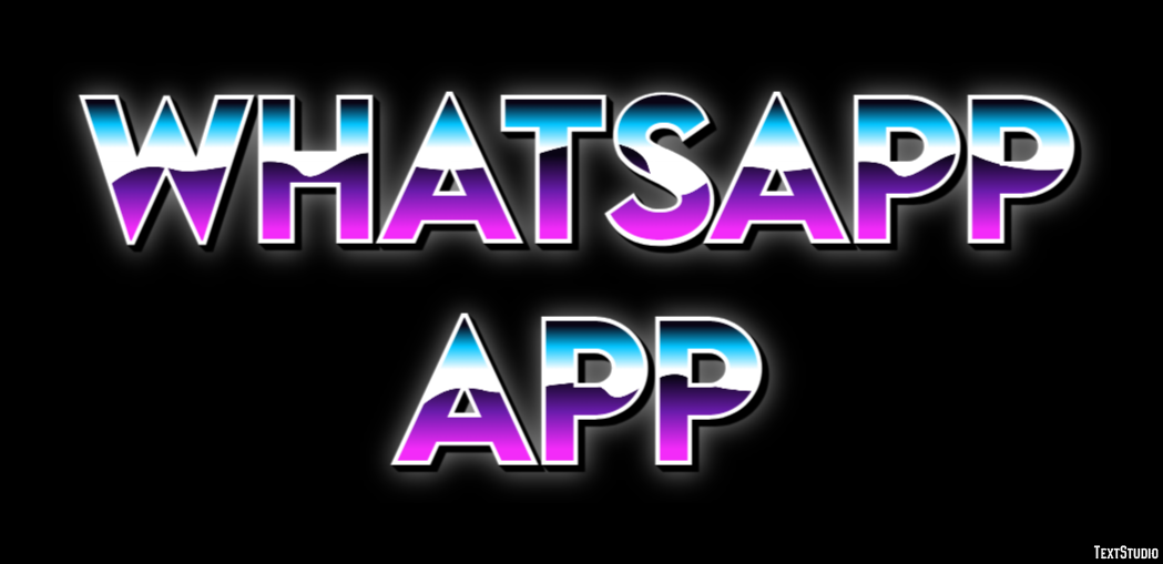 Whatsapp App Effetto testo