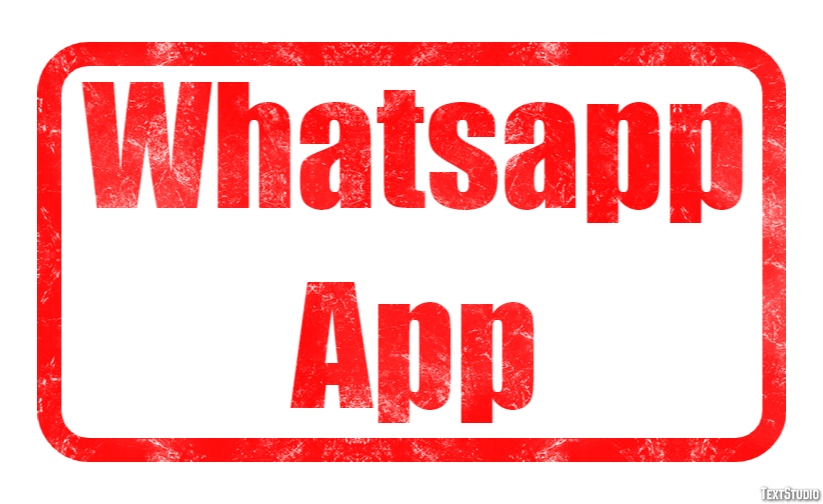 Whatsapp App Effetto testo