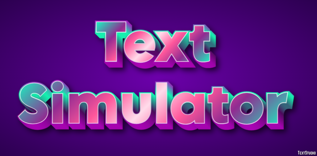 Text Simulator Text Effect