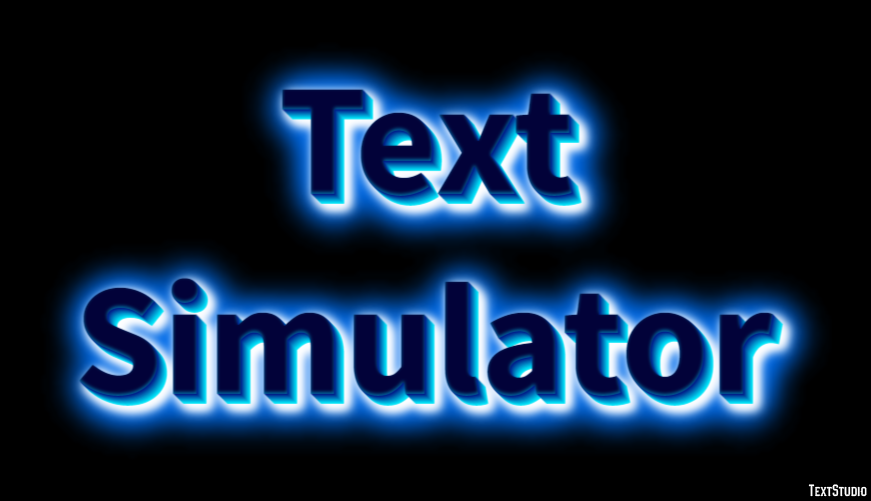 Text Simulator Text Effect