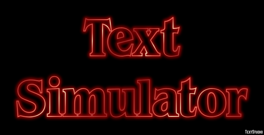 Text Simulator Text Effect