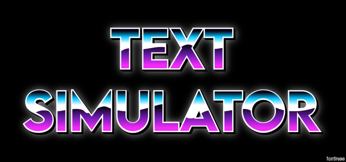 Text Simulator Effetto testo