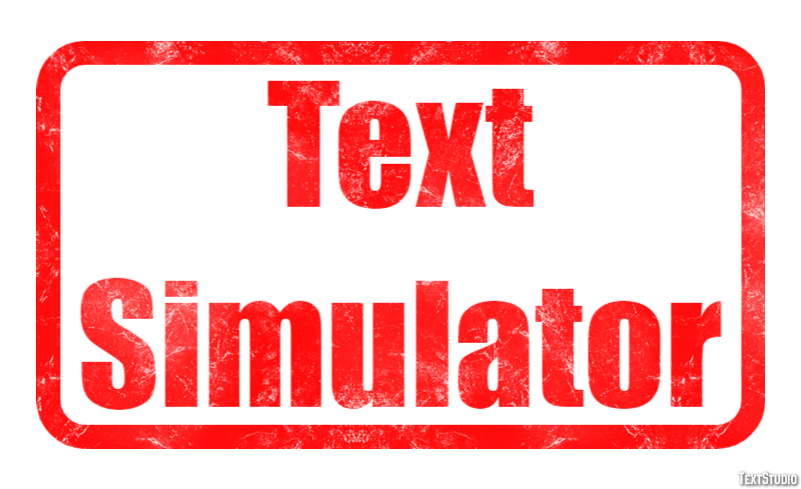 Text Simulator Text Effect