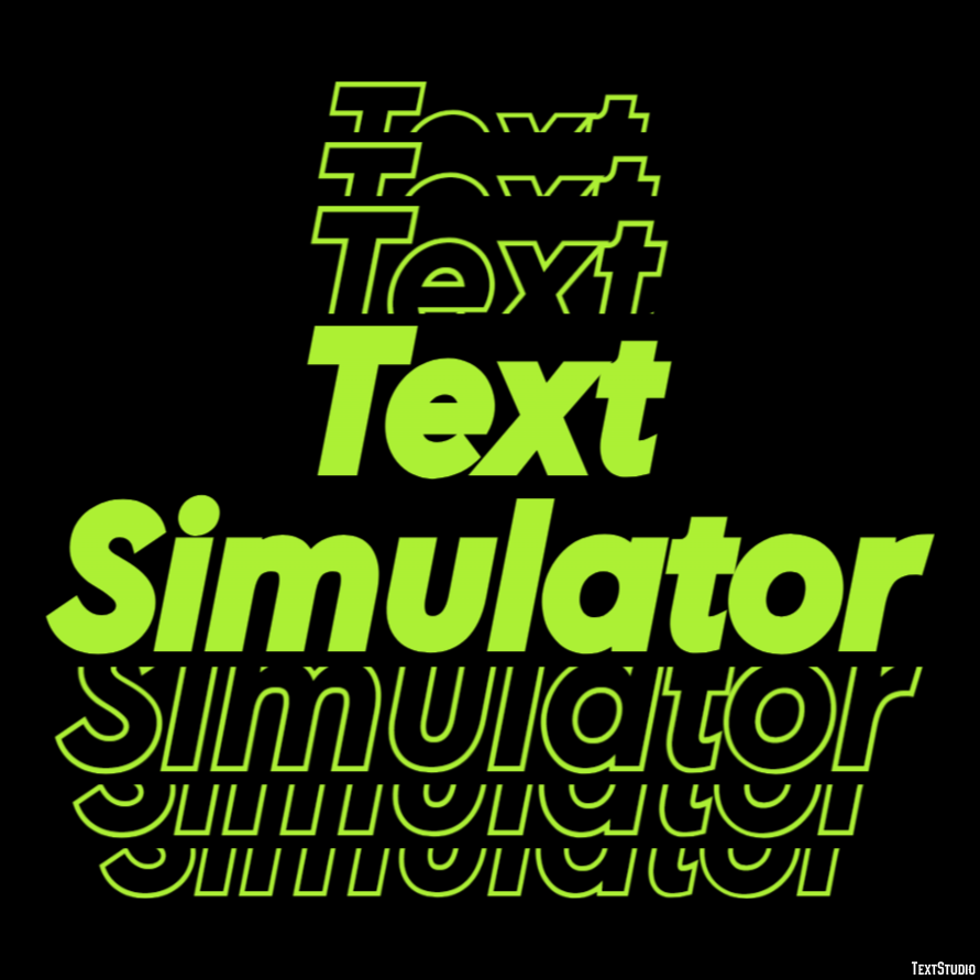 Text Simulator Effetto testo