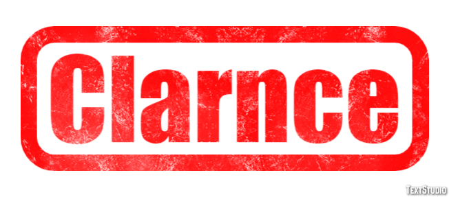 Clarnce Effet de Texte