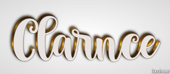 Clarnce Text Effect