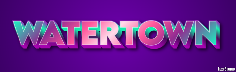 Watertown Efekt tekstowy