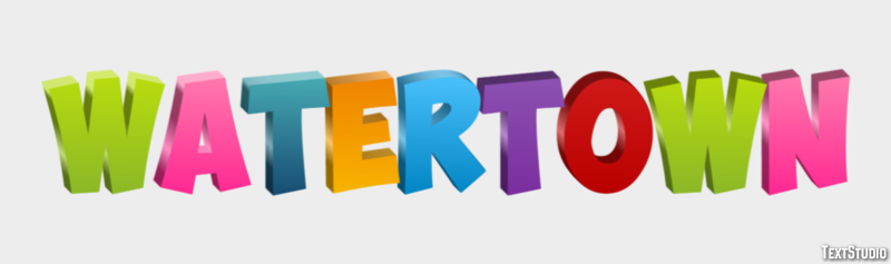 Watertown Efekt tekstowy