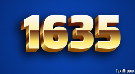 1635 Text Effect