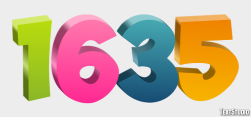 1635 Efecto de Texto