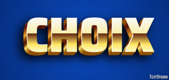 Choix Effet de Texte