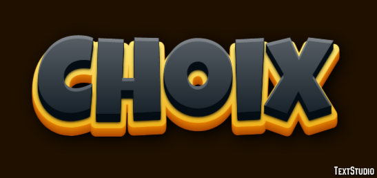 Choix Effet de Texte