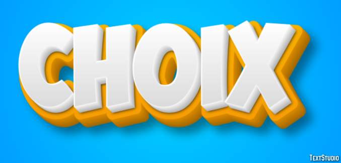 Choix Effet de Texte
