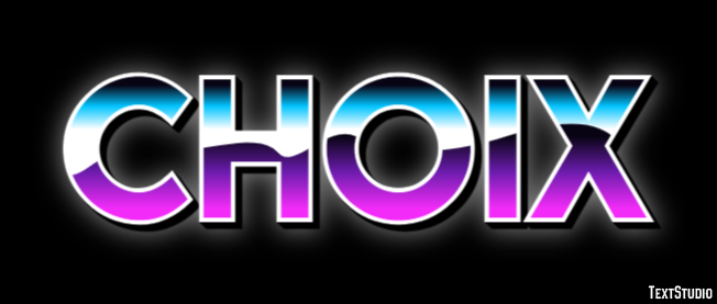 Choix Texteffekt