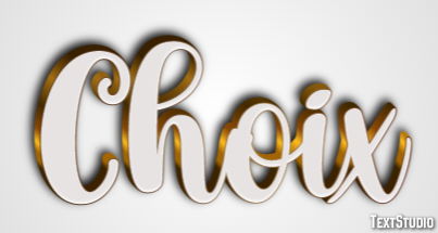 Choix Effet de Texte