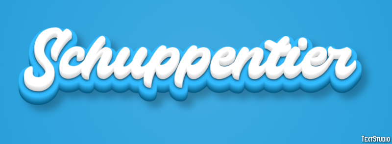 Schuppentier Efecto de Texto