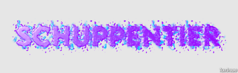 Schuppentier Efecto de texto