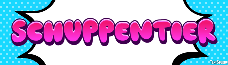 Schuppentier Efecto de texto