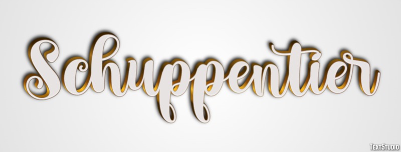 Schuppentier Efecto de texto