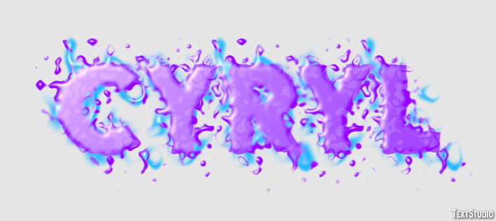 Cyryl Effetto testo