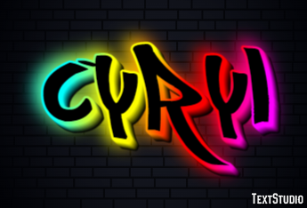 Cyryl Effetto testo