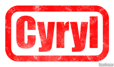 Cyryl Effetto testo