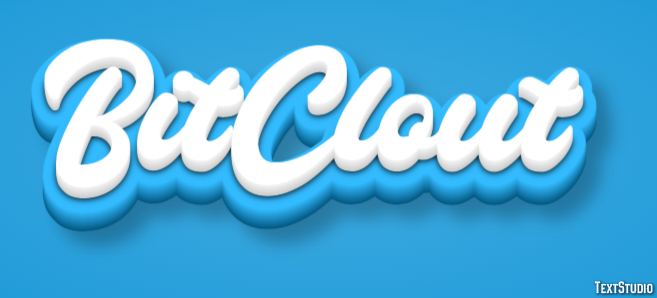 BitClout Efeito de texto