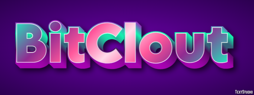 BitClout Эффект текста