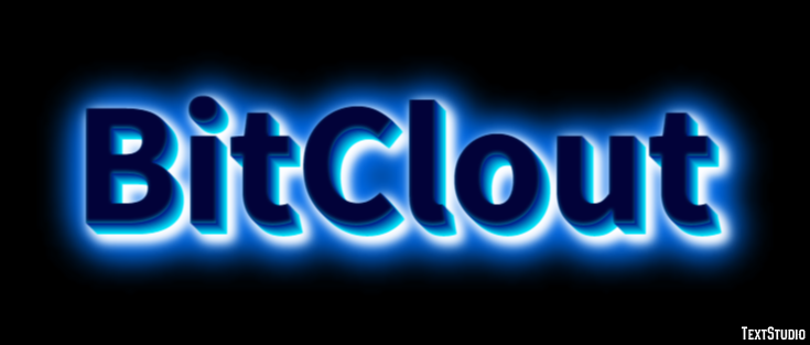BitClout Эффект текста