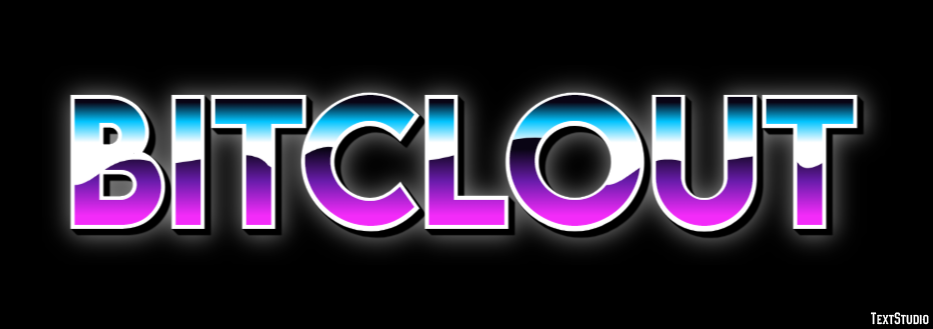 BitClout Эффект текста
