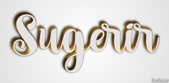 Sugerir Efecto de Texto
