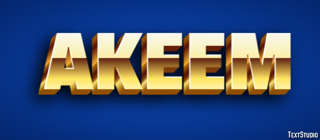 Akeem Text Effect