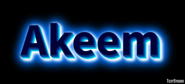 Akeem Text Effect