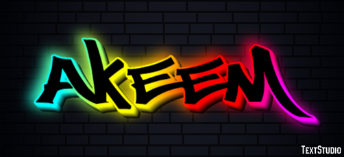 Akeem Efeito de texto