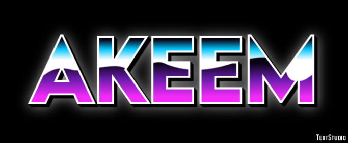 Akeem Efecto de Texto