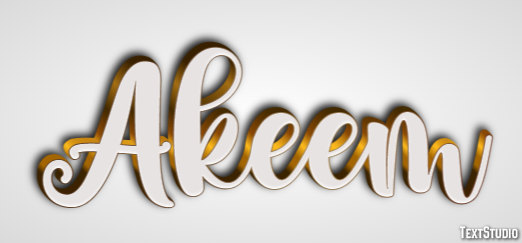 Akeem Text Effect