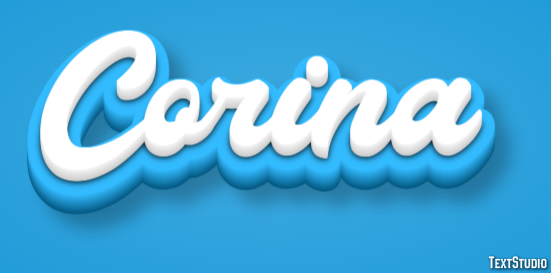 Corina Texteffekt