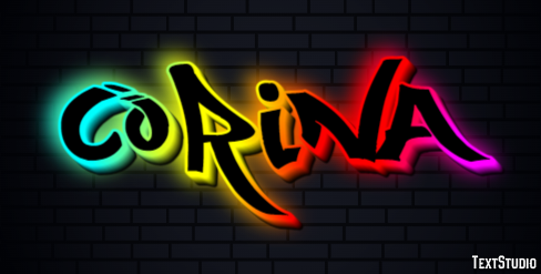 Corina Text Effect