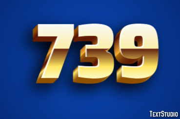 739 テキスト効果