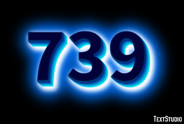 739 Texteffekt