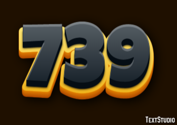 739 テキスト効果
