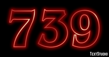739 テキスト効果