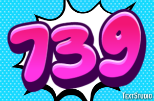 739 Efekt tekstowy