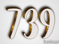 739 テキスト効果
