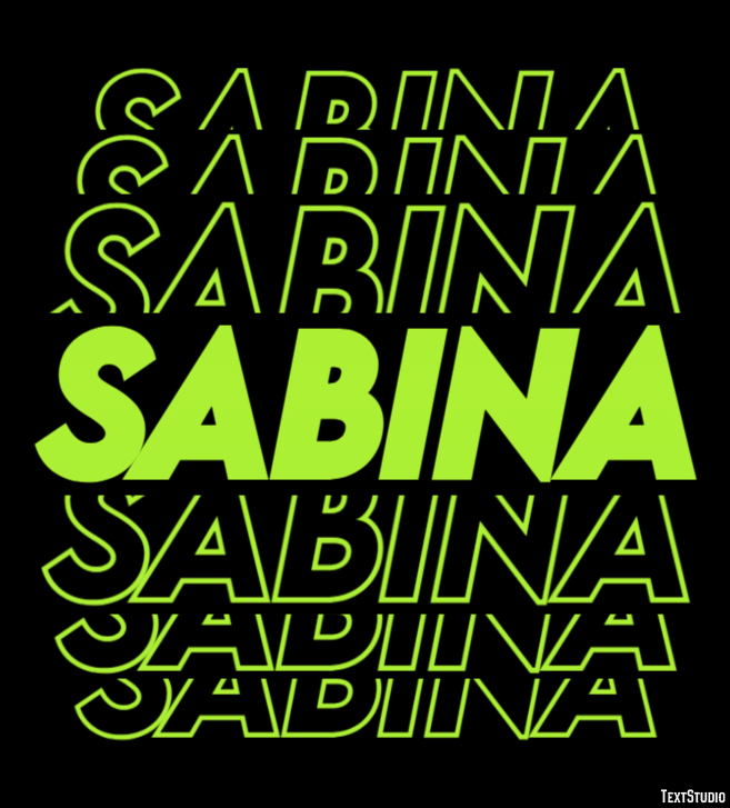 Sabina Efekt tekstowy