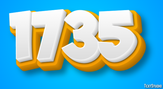 1735 Text Effect